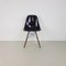DSW Beistellstuhl in Schwarz von Charles Eames und Herman Miller 1