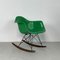 Rar Rocking Chair in Kelly Green by Charles Eames for Herman Miller 1