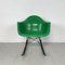 Mecedora Rar en verde Kelly de Charles Eames para Herman Miller, Imagen 3