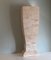 Pedestal de columna de travertino estilo Hollywood Regency, años 70, Imagen 10