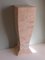 Pedestal de columna de travertino estilo Hollywood Regency, años 70, Imagen 14
