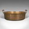 Antique English Country House Bronze Braising Pan 2