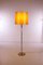 Floor Lamp With Glass Tubes & Brass Details, 1960s 4