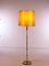 Stehlampe mit Glasröhren & Messing Details, 1960er 3