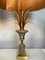 Mid-Century Ormolu Palm Leaves Table Lamps from Maison Charles, Set of 2, Image 11