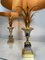 Lampade da tavolo Mid-Century con foglie di palma di Maison Charles, set di 2, Immagine 6