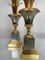 Mid-Century Ormolu Palm Leaves Table Lamps from Maison Charles, Set of 2 4