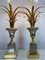 Mid-Century Ormolu Palmenblatt Tischlampen von Maison Charles, 2er Set 18