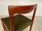 Danish Teak Side Chairs with Leather Seats by H.W. Klein for Bramin, 1960s, Set of 2, Image 5