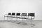 Chaise Cantilever Bauhaus Vintage en Cuir Noir, 1960s, Set de 5 5