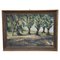 Italian Woodland Landscape Painting, 1920s, Oil on Canvas, Framed 1