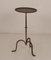 Spanish Drink Table or End Table in Wrought Gilt Iron, 1940s, Image 9