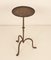Spanish Drink Table or End Table in Wrought Gilt Iron, 1940s 1