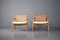 Mid-Century German Boucle Upholstery Armchairs by Hartmut Lohmeyer for Wilkhahn, 1950s Set of 2 5