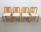 Vintage Beech Chair from Lübke, Germany, 1970, Set of 4 11