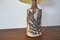 Danish Modern Table Lamp with Leaves Print from Bodil Marie Nielsen, 1960s 5