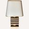 Travertine Disc Table or Desk Lamp by Arch G Ulivieri, Italy, 1960s 2
