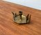 Vintage Brass Candle Holder with Matchbox Holder 5