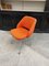 Space Age Orange Fabric Lounge Chair 2