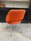 Space Age Orange Fabric Lounge Chair 3