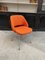 Space Age Orange Fabric Lounge Chair 1