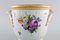 Hand-Painted Porcelain Saxon Flower Wine Cooler from Royal Copenhagen 4