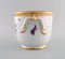 Hand-Painted Porcelain Saxon Flower Wine Cooler from Royal Copenhagen 2