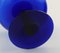 Blue Mouth Blown Art Glass by Monica Bratt for Reijmyre, Set of 9, Image 7