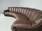 DS-600 Brown Leather Modular Sofa from De Sede, 1970s, Set of 14 8