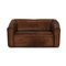 Brown Leather Ds 47 Two-Seater Couch from de Sede, Image 1