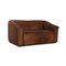 Brown Leather Ds 47 Two-Seater Couch from de Sede 8