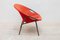 Fauteuils en Daim Naturel Jaune et Rouge par Hans Olsen, 1950s, Set de 2 10