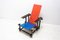 Bauhaus Wooden Chair by Gerrit Rietveld, 1970s 5