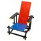 Bauhaus Wooden Chair by Gerrit Rietveld, 1970s, Image 1