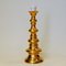 Brass Colored Porcelain Table Lamp from Bergboms, Sweden, 1960s, Image 3
