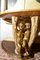 Vetrine Bombée en Parchemin avec Feuilles Dorées de Association Artigiani Mobile Canturs, Italie, 1950s 8