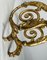 Italienische Louis XV Schalen aus Schmiedeeisen mit vergoldeten Holzteilen aus Blattgold, 2er Set 4