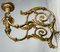 Italienische Louis XV Schalen aus Schmiedeeisen mit vergoldeten Holzteilen aus Blattgold, 2er Set 2