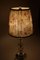 Lámpara de mesa francesa de vidrio tallado, años 20, Imagen 10