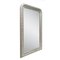 Neoclassical Rectangular Silver & Hand Carved Wood Mirror 2