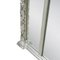 Neoclassical Rectangular Silver Hand Carved Triptych Mirror, 1970 5