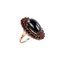 Golden Ring With Garnets 2