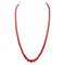 Collier Corail et Or Jaune 18 Carats 1