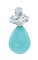 Boucles d'Oreilles Turquoise, Aigue-Marine, Diamant et Or Rose 14 Carats 3