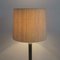 Brass Floor Lamp with Fabric Shade, 1960s 6