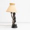 Early 20th Century Bronze and Wood Table Lamp 12