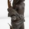Early 20th Century Bronze and Wood Table Lamp, Image 8