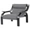 Grey Fabric Woodline Armchair by Marco Zanuso for Cassina 1