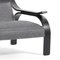 Grey Fabric Woodline Armchair by Marco Zanuso for Cassina 6