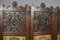 Carved Wood Folding Screen À La Bérain, 19th Century, Image 7